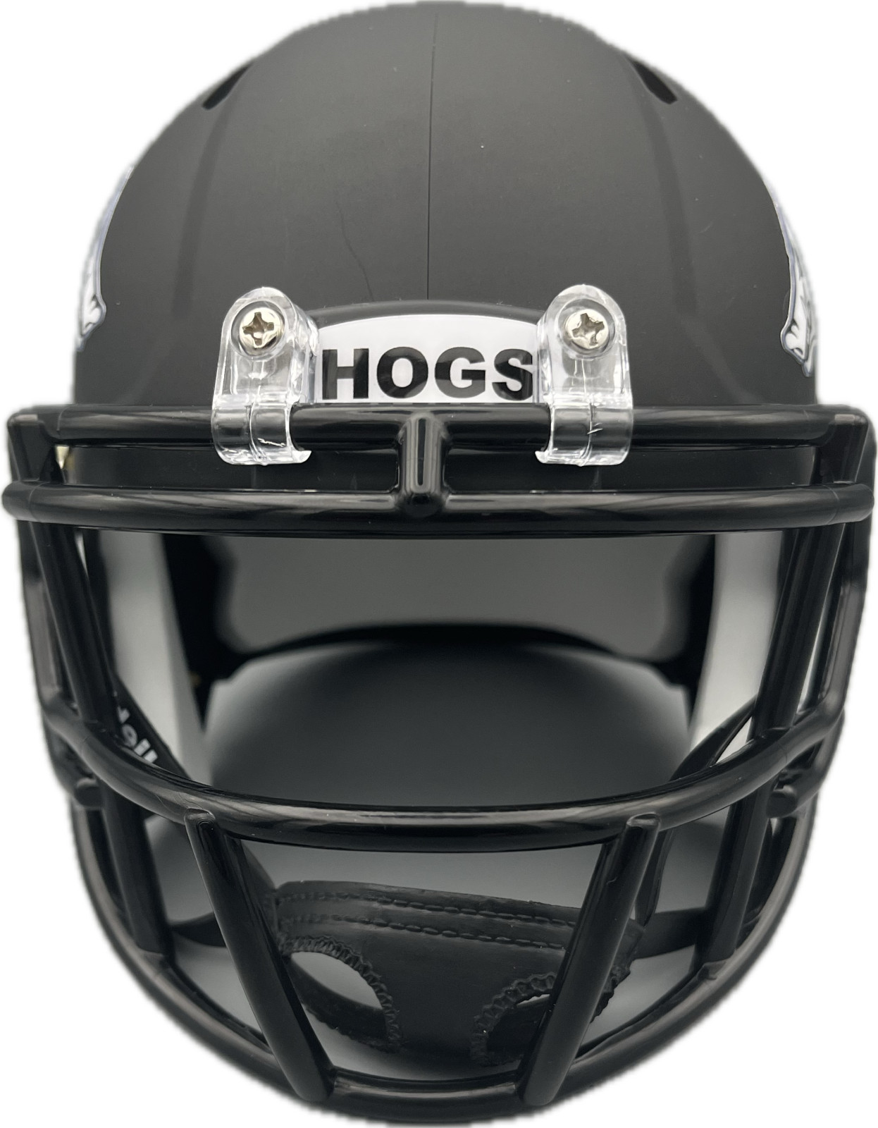 Arkansas Razorbacks Custom Black Mini Helmet