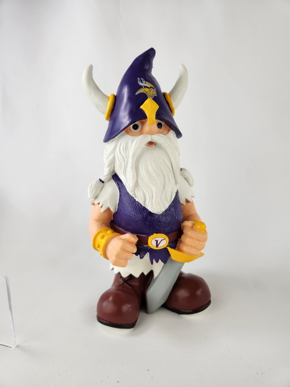 Minnesota Vikings NFL Thematic Football Garden Gnome Garden Desk Resin Statue