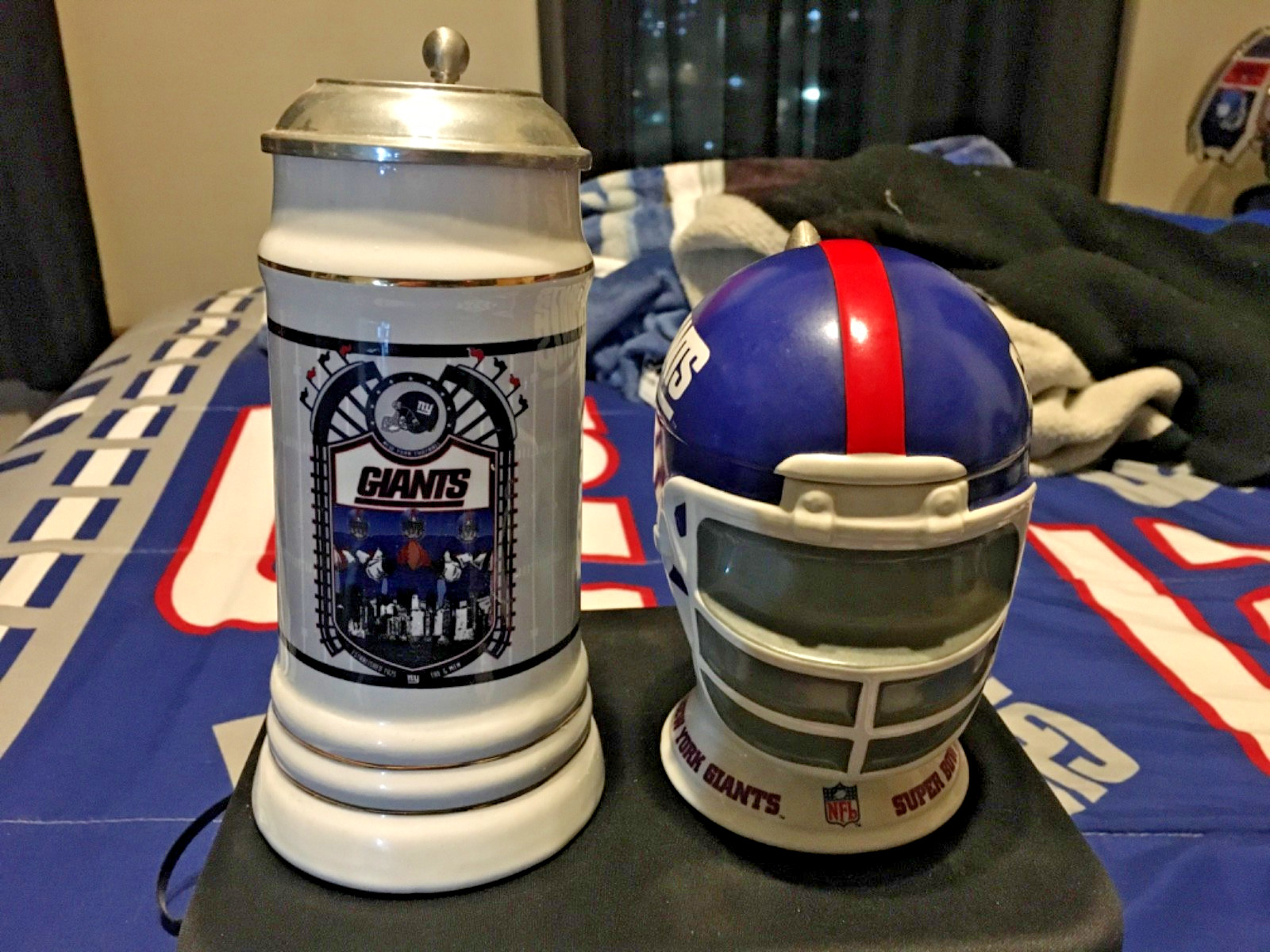 New York Giants Steins, Lot of 2, new, never used
