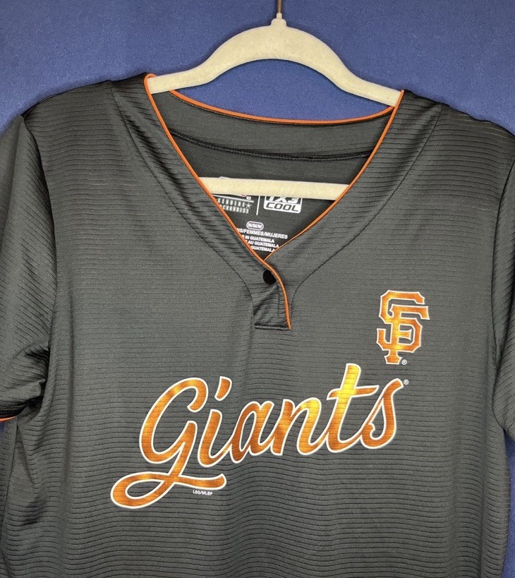 Genuine Merchandise San Francisco Giants MLB Women’s M Gray Baseball Jersey