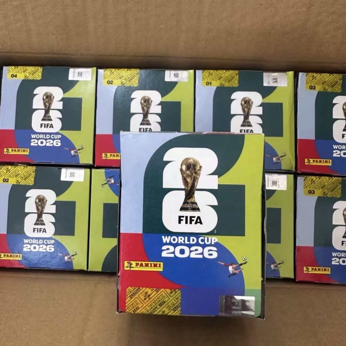 Panini FIFA World Cup 2026 Official Sticker 50-Pack Box Gold Limited NEW 2026