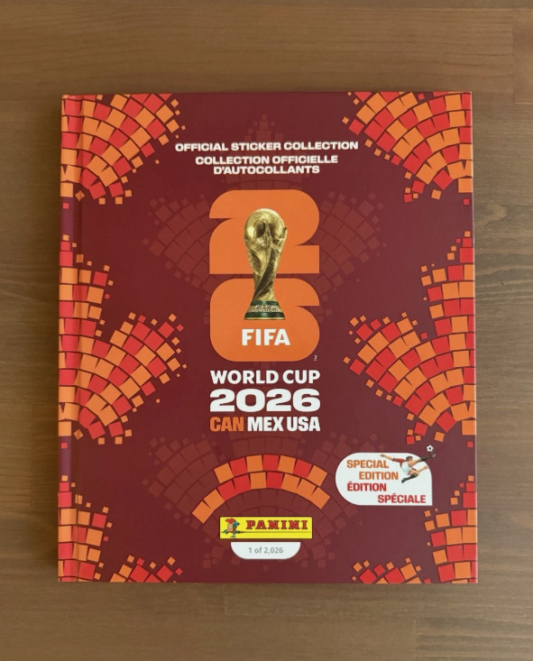 NEW 2026 FIFA WorldCup Panini Sticker Album Hardcover Canada Edition