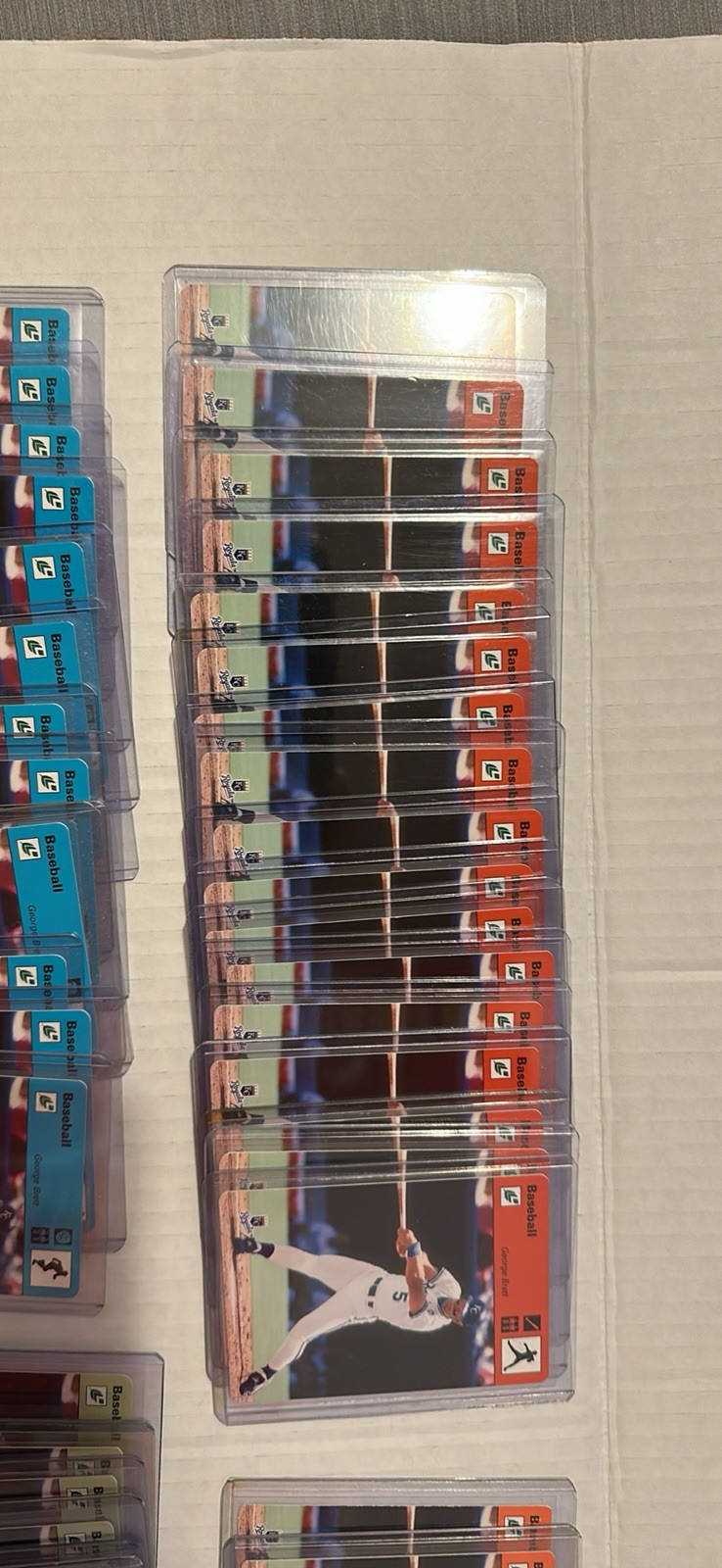 2004 Donruss George Brett Sportcaster Lot (69 Cards) All Cards Serial #’d HOF