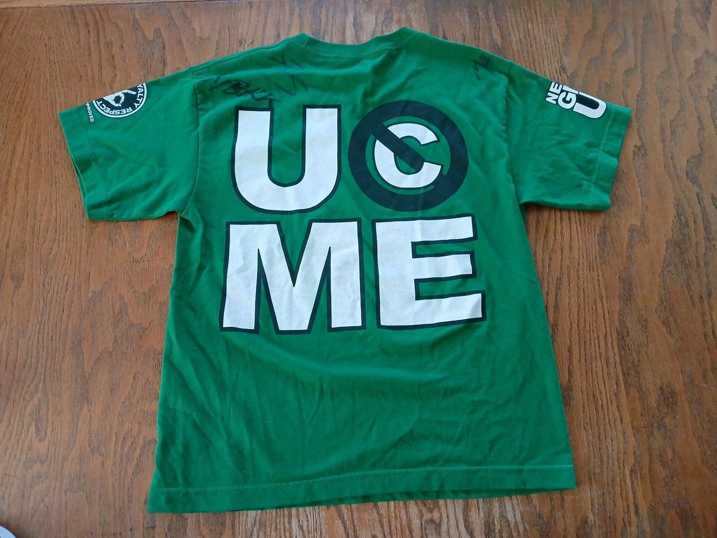WWE John Cena Youth Large Shirt Autograghed Miz Shamus Ryback Plus 2 Others
