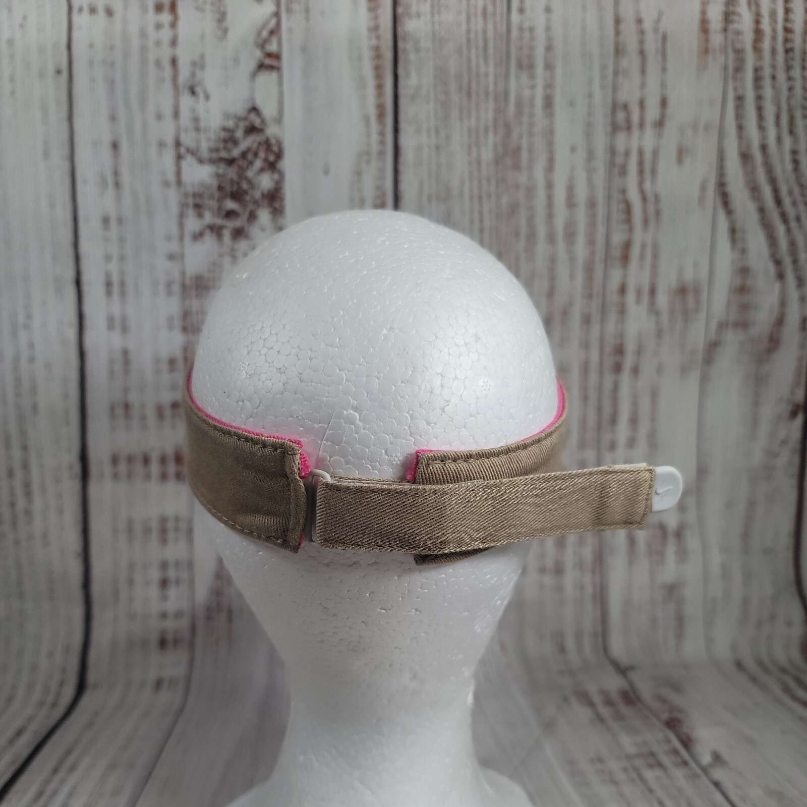 Georgia Bulldogs NCAA Football Nike Team Pink Beige Adjustable Strap Visor