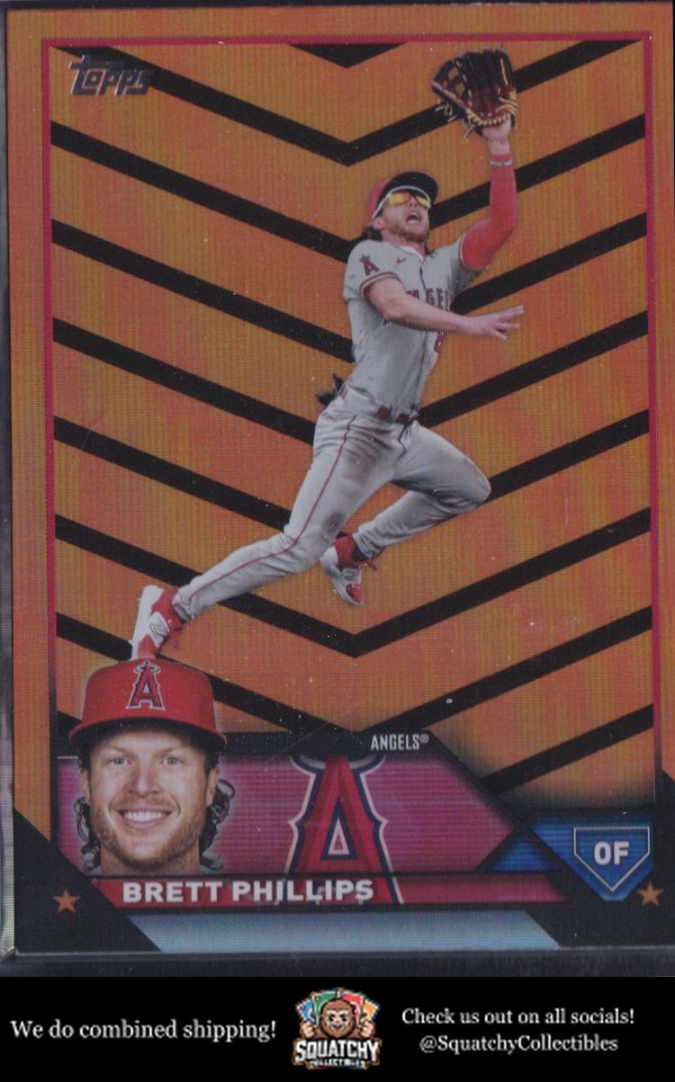 2023 Topps Update #US171 Brett Phillips Orange and Black Foil