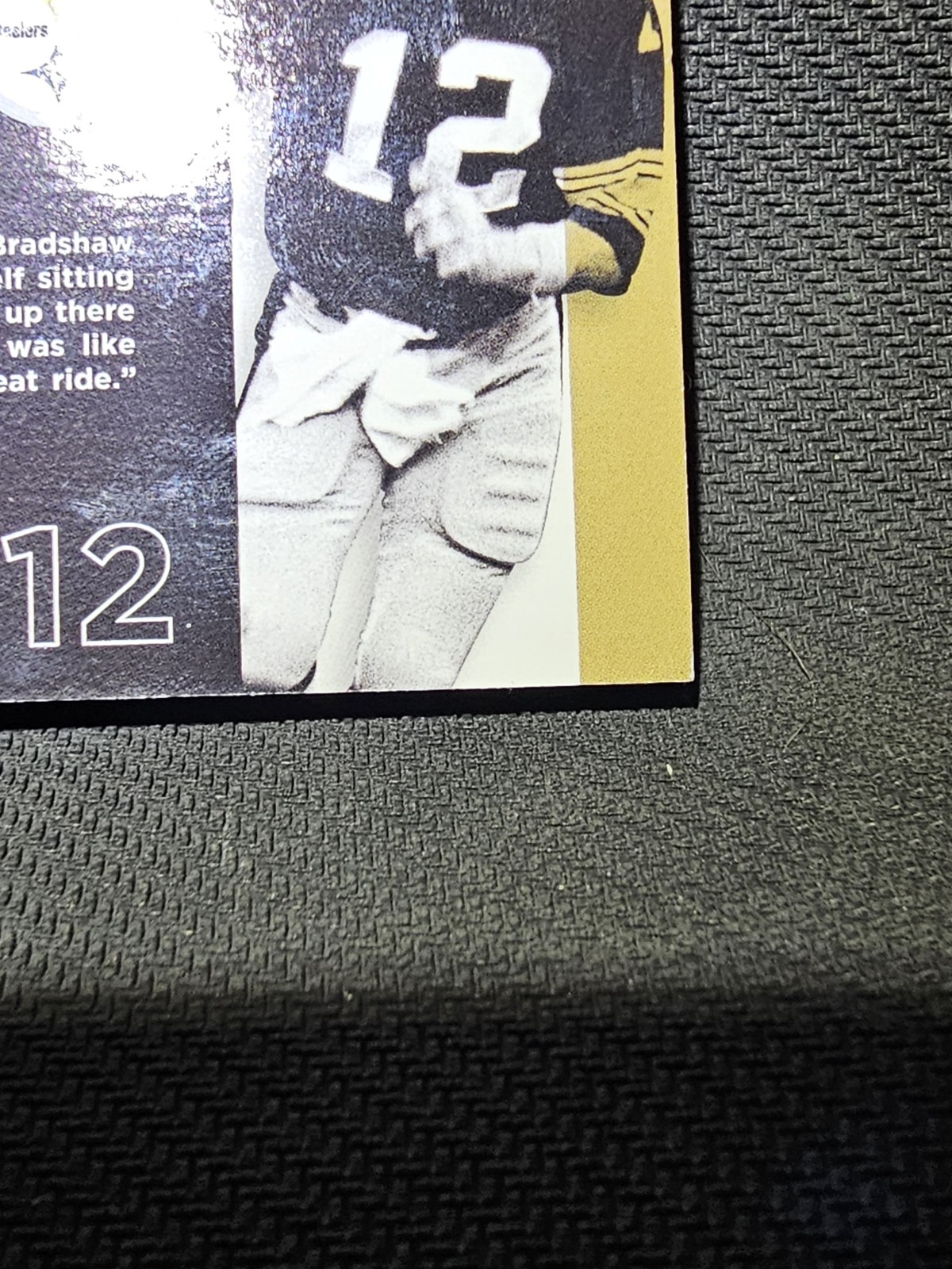 🇨🇦 2015 panini Black Gold NFL Terry Bradshaw Team Symbols 122/149 NM+ Steelers