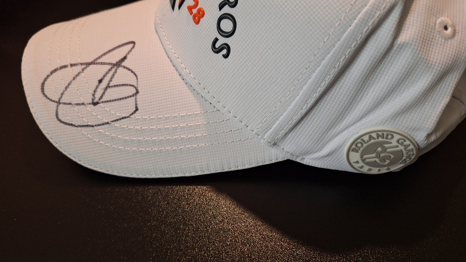 NOVAK DJOKOVIC SIGNED ROLAND GARROS HAT CAP @ 2023 FRENCH OPEN