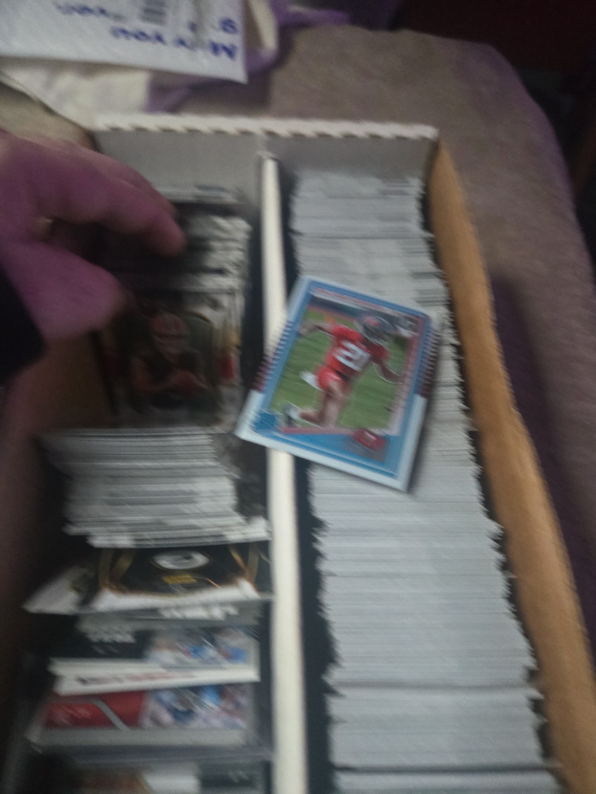 🔥 1k Football Card Lot Rc,parrels ,few Inserts 3 Slabs