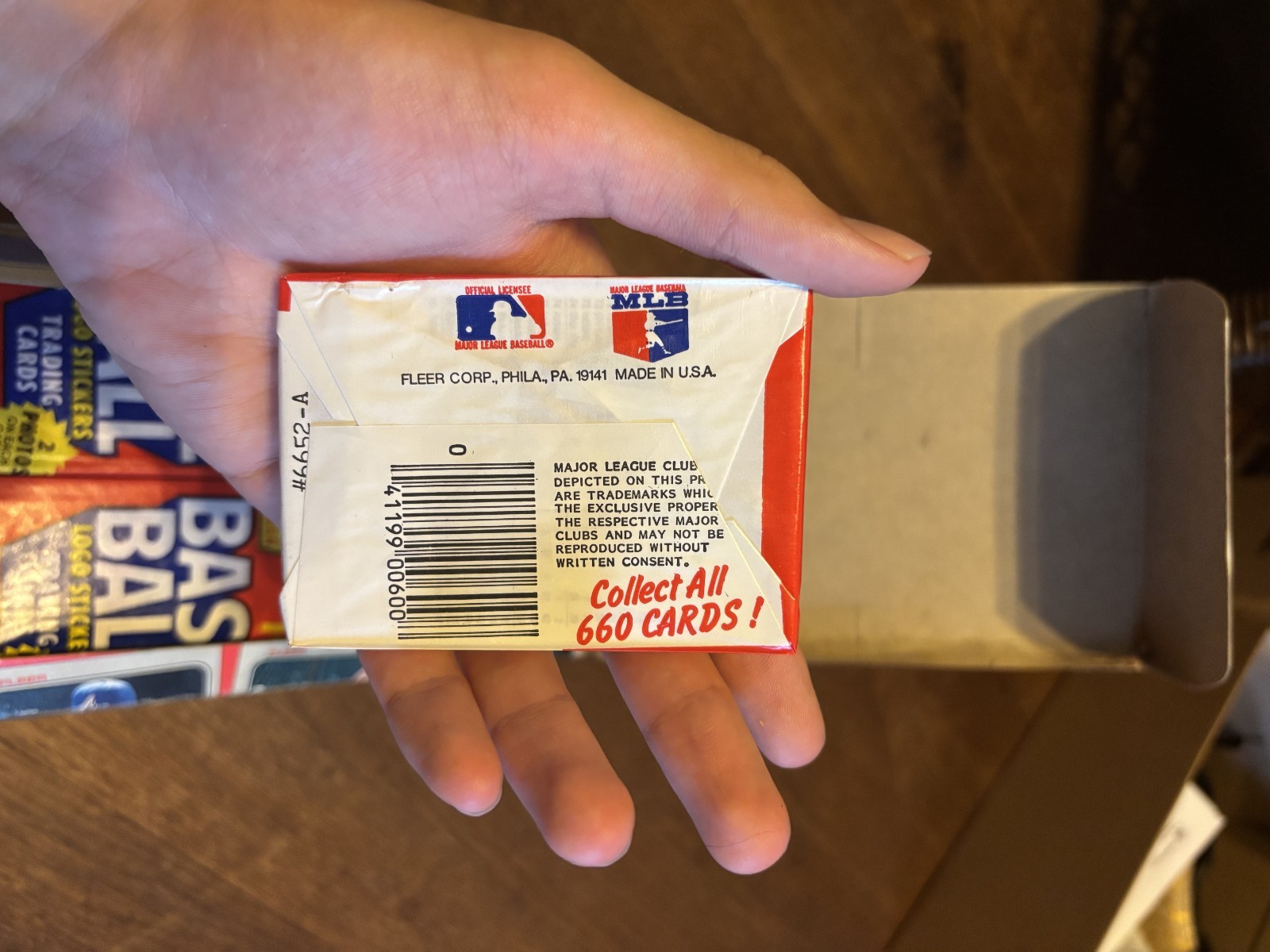 1983 FLEER BASEBALL WAX BOX Mr Retailer Sandberg, Gwynn, Boggs RC’s HOF 38 Packs