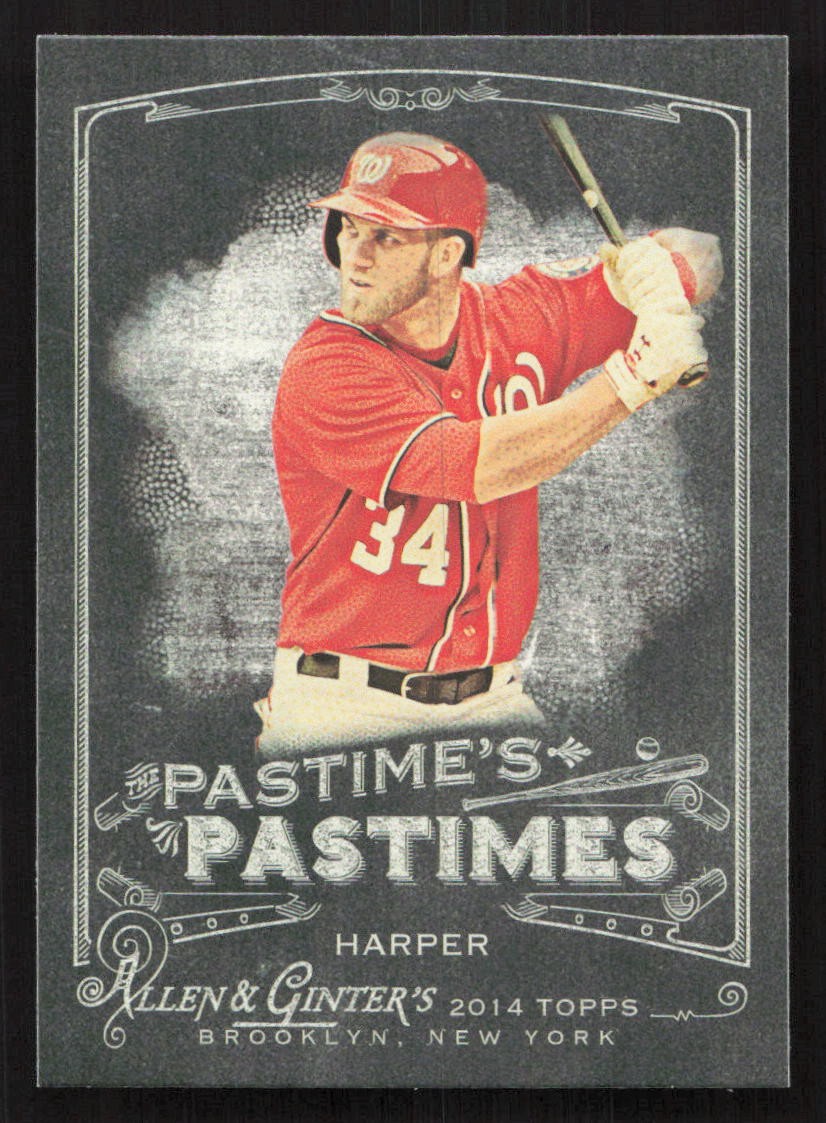2014 Topps Allen & Ginter Bryce Harper Pastime’s Pastimes #PP-BH Card