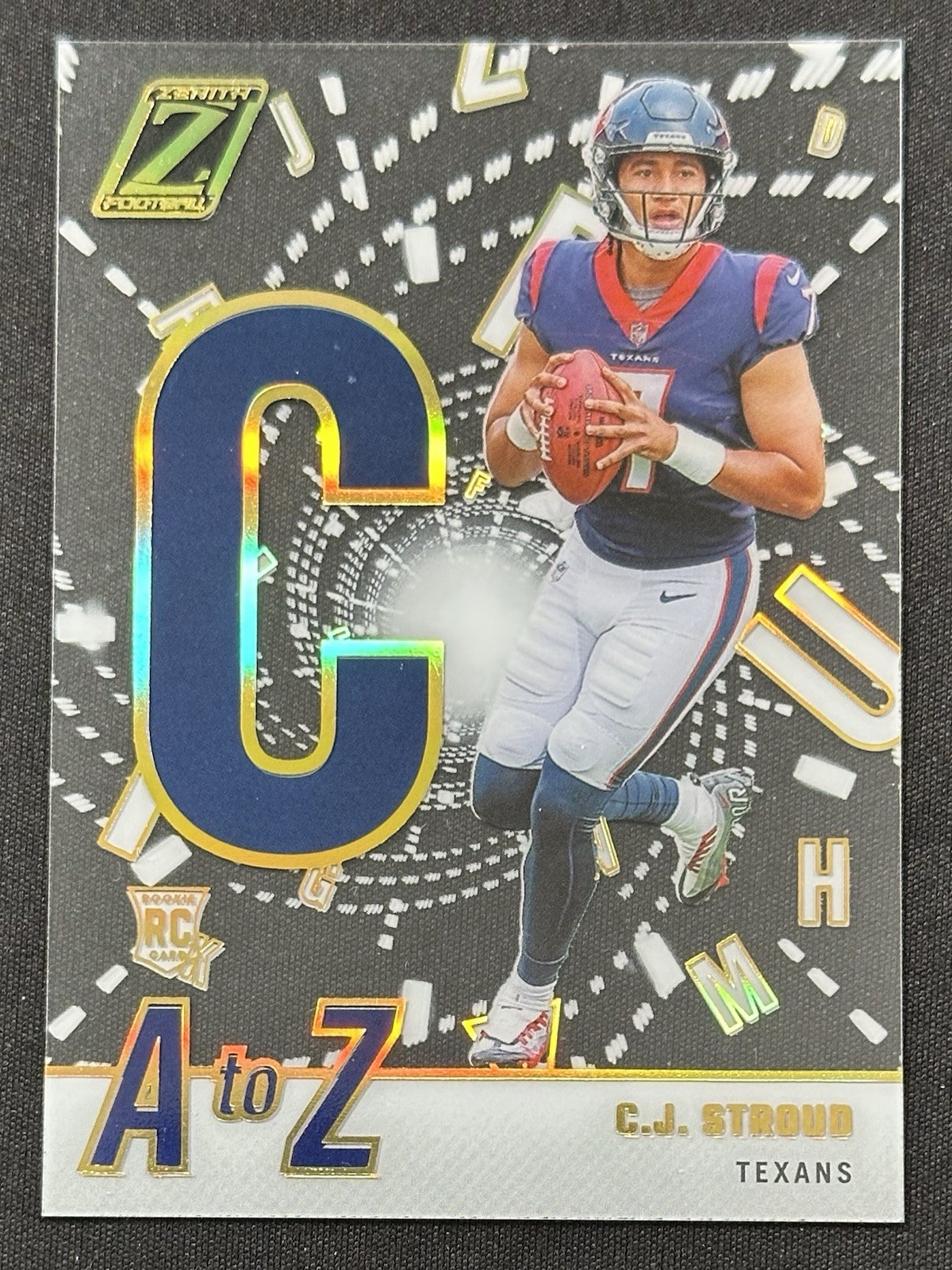 2023 Panini Zenith – A to Z #3 CJ Stroud Acetate RC Case Hit SSP