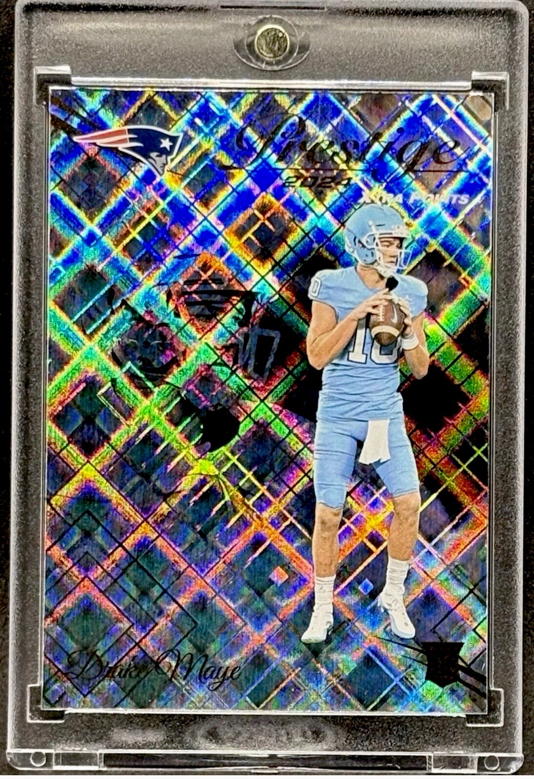Drake Maye RARE ROOKIE DIAMOND REFRACTOR INVESTMENT CARD SSP PATRIOTS ROTY MINT