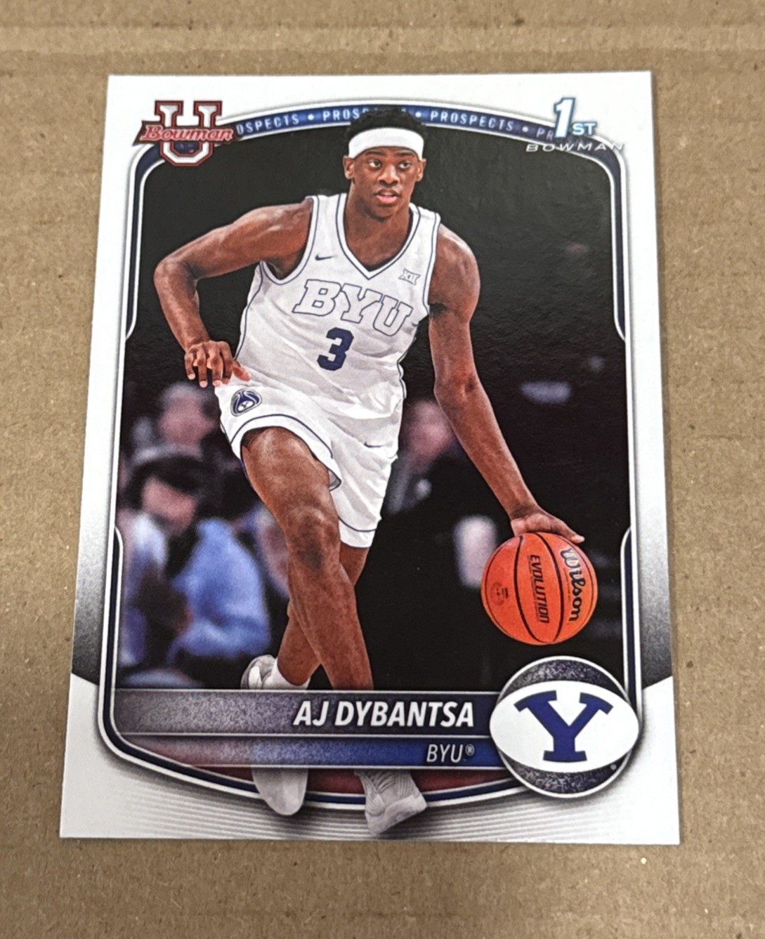 AJ Dybantsa 2025-26 Bowman Basketball Prospects #BPP-1 BYU 1st Bowman Paper