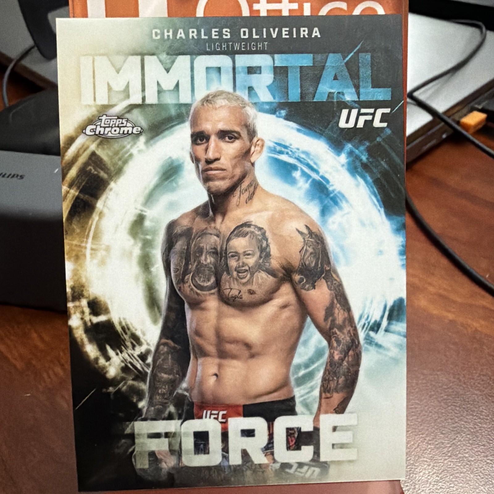 2026 Topps Chrome UFC #IF-10 Charles Oliveira Immortal Force Case Hit SSP NM
