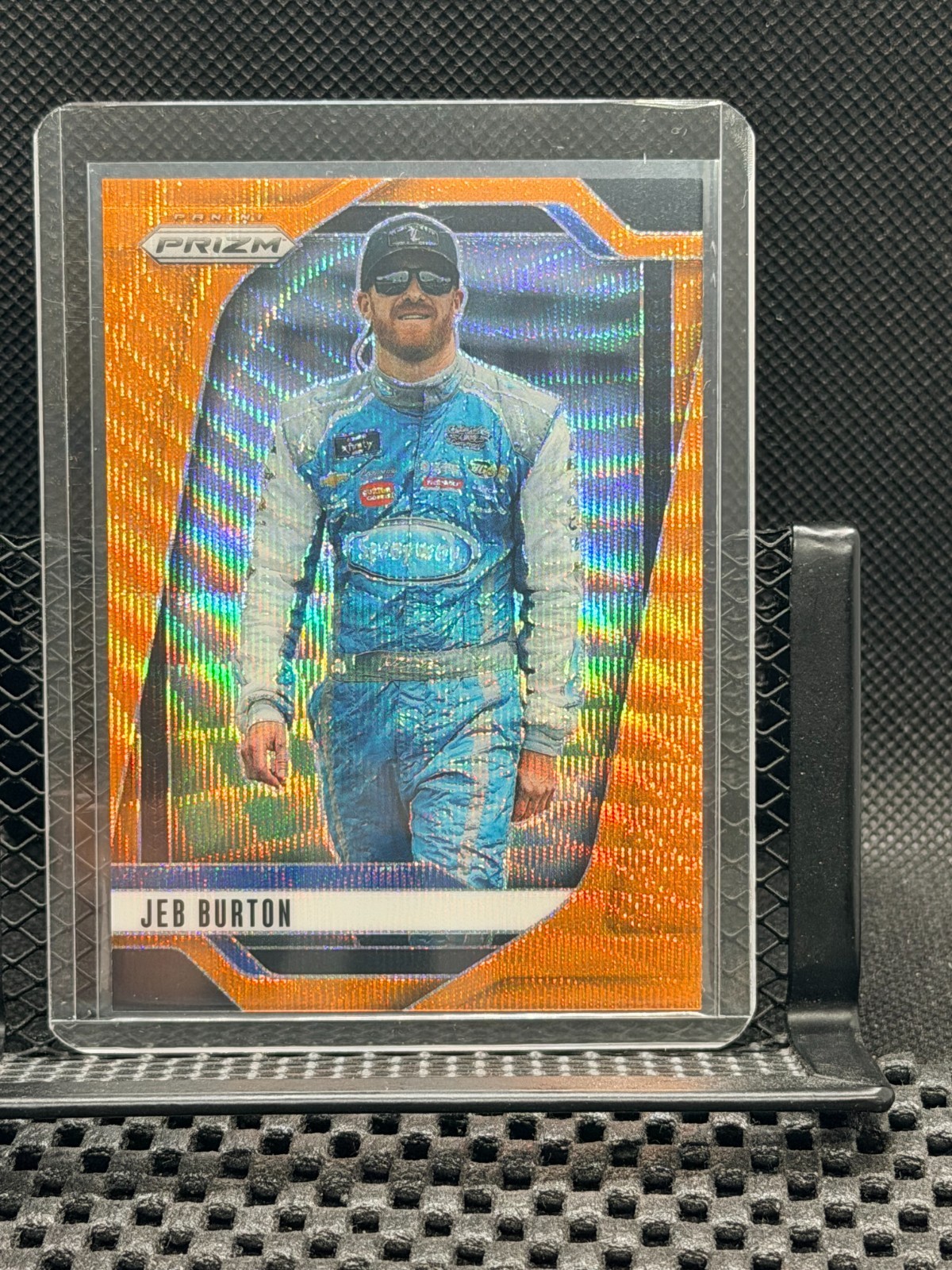 Jeb Burton 2025 Prizm Racing – Orange Wave #37/125 – #18 Driver