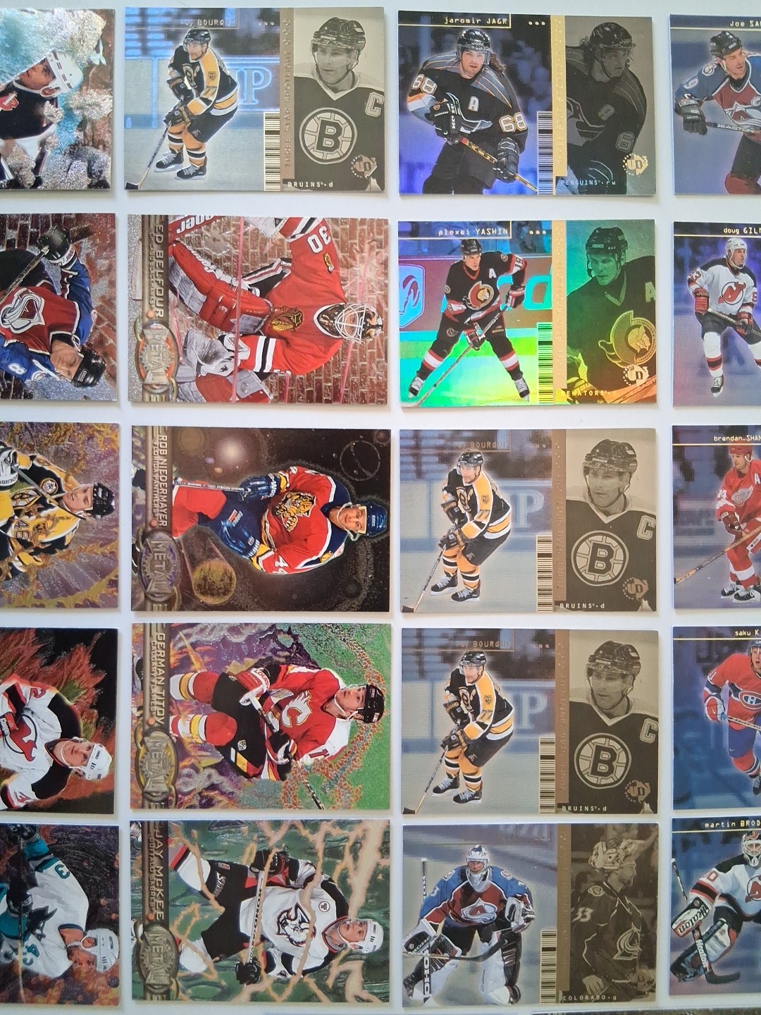 1998-99 Upper Deck UD3 Three Star Spotlight Hockey Card Lot