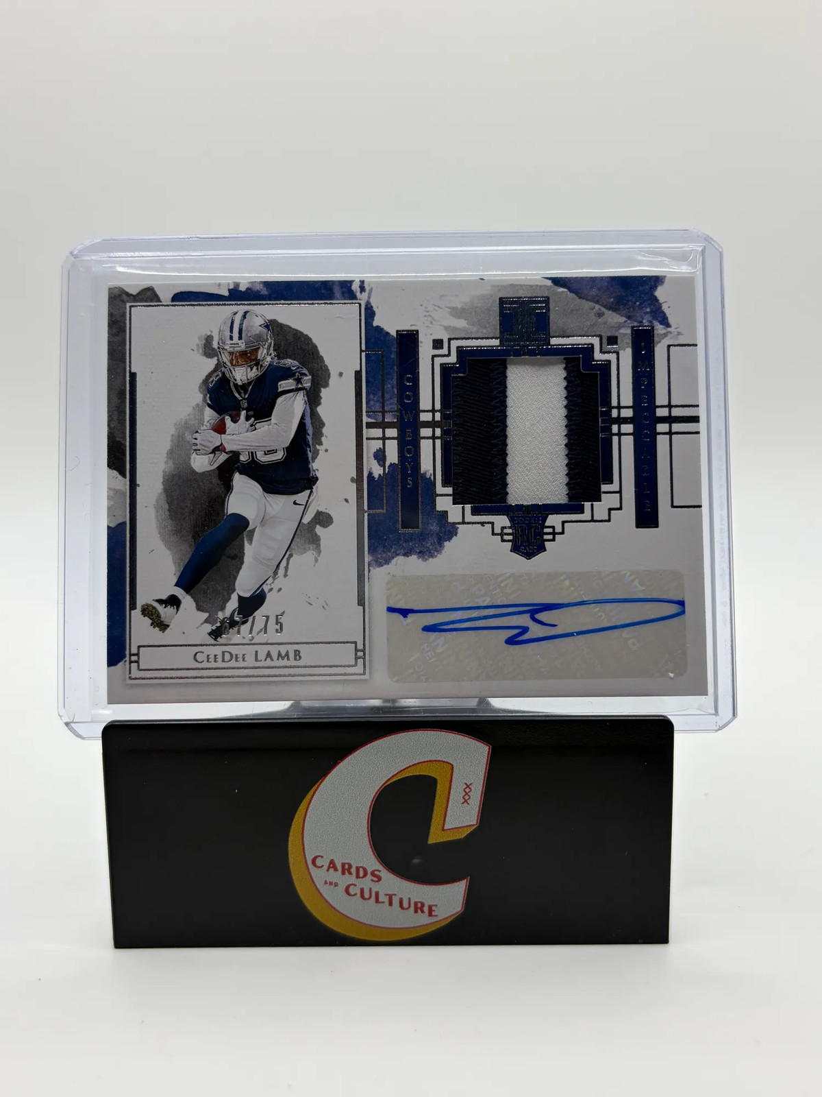 2020 Panini Impeccable CeeDee Lamb RPA /75
