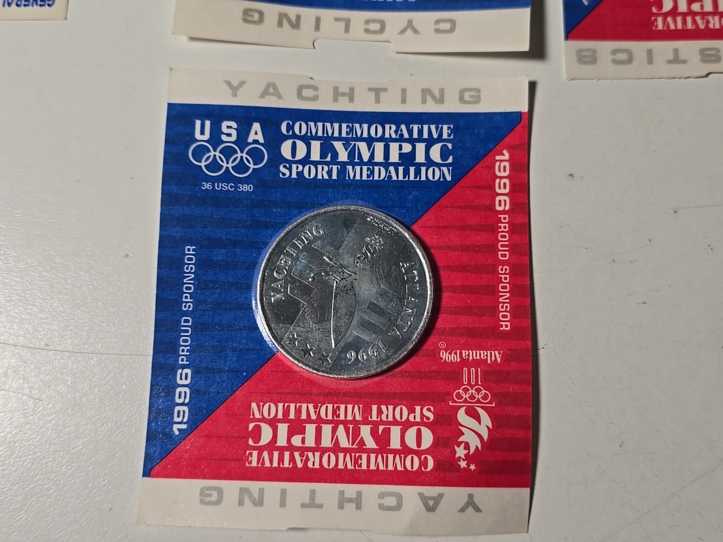 Vintage Lot of 13 General Mills Commemorative Olympic Sports Medallions