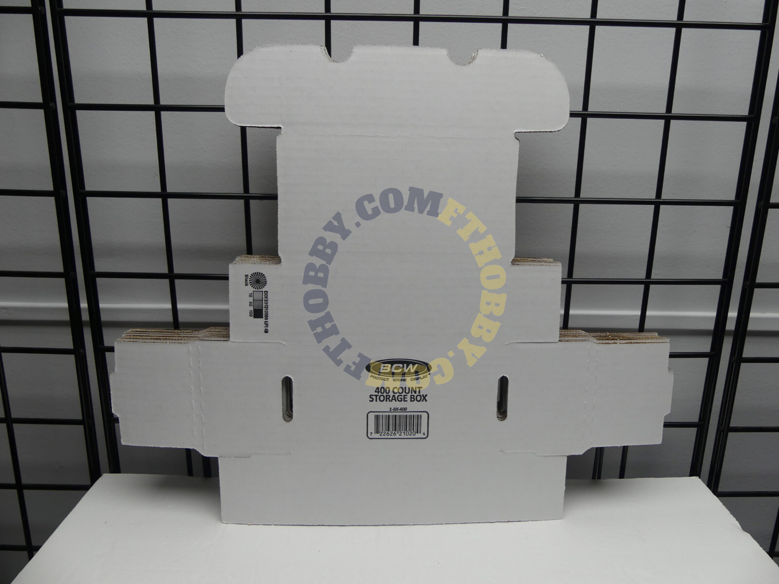 Bundle of 10 BCW 400 Ct Count Single Row Cardboard Storage Box
