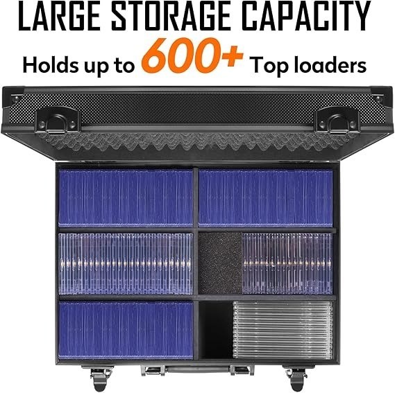 NEW X-Large Graded Card Case with Key Lock for Sports Cards Storage