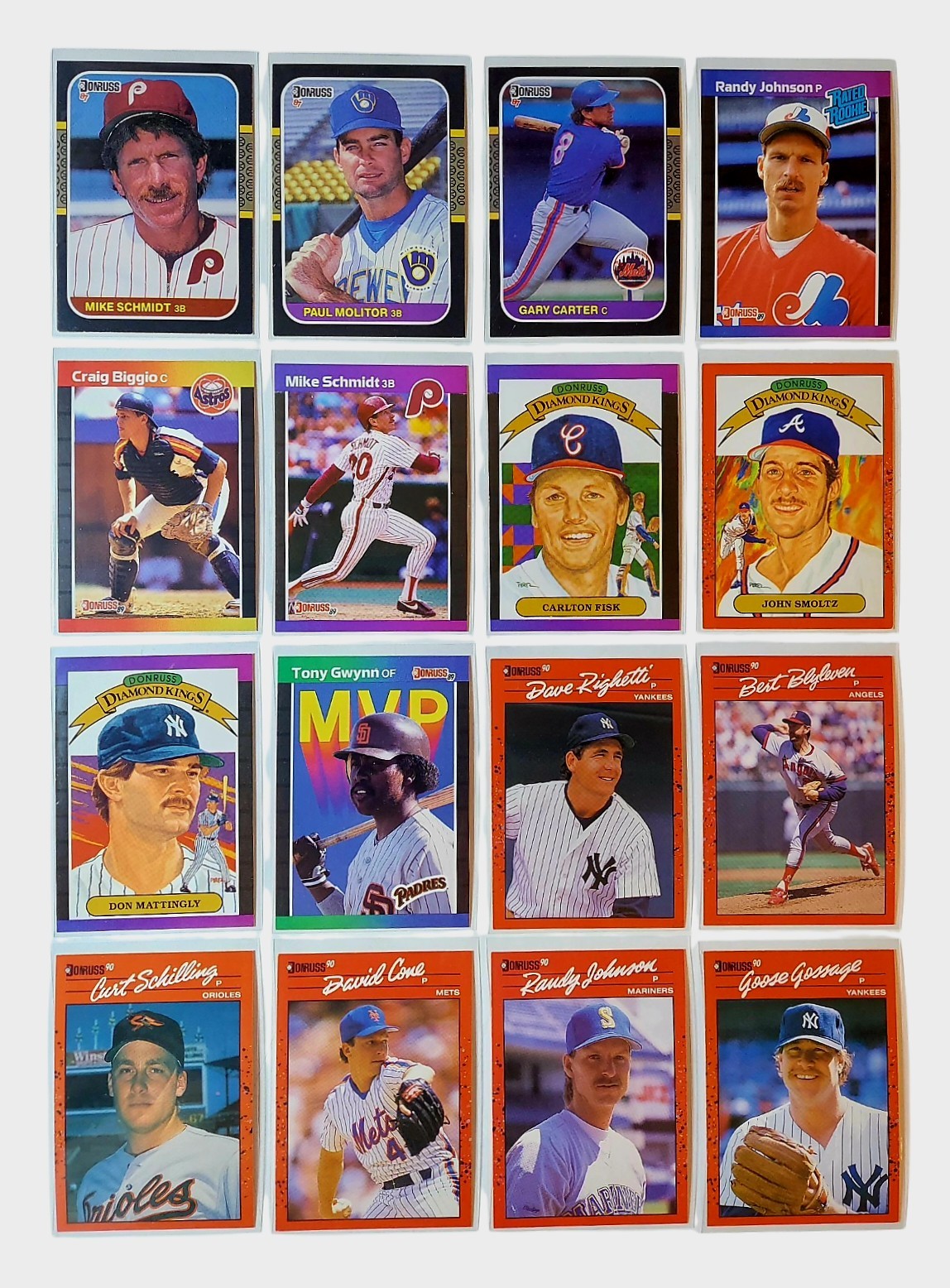junk wax HALL OF FAMERS 286 Cards • 1989-92 • NRMT-MINT