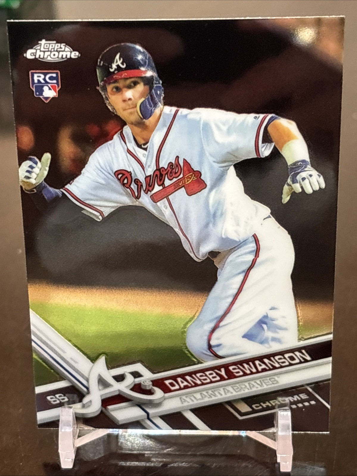 2017 Topps Chrome Dansby Swanson #8 RC Mint