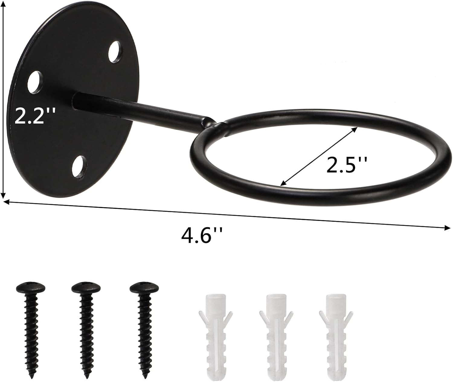 6 PCS Baseball Display Wall Holder, Wall Mount Baseball Memorabilia Stand, Sturd