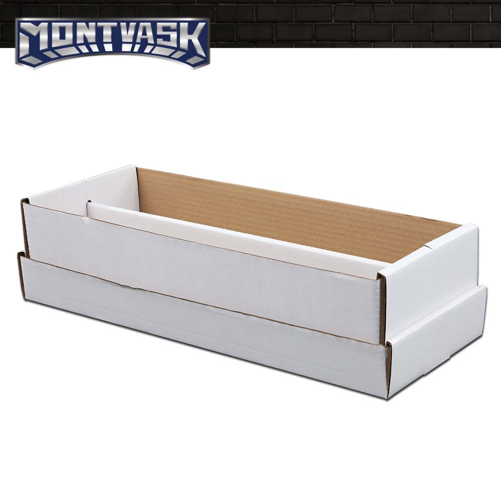 2Row Shoe Storage Box 1600 CT Holds Over 300 3×4 Toploads Sports/trading Cards