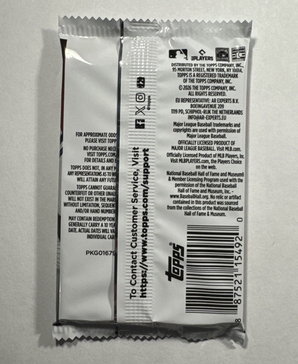 (1) 2026 Topps Series 1 Baseball MLB Factory Sealed 14 Card Pack From Box