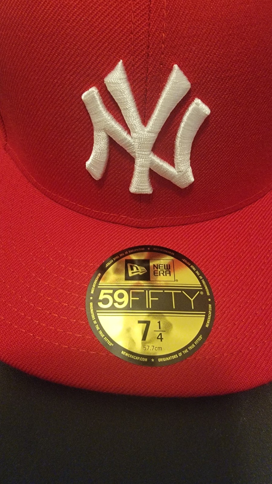 7 1/4 Yankees New Era x Spike Lee Red 59FIFTY Hat 30th Anniversary w/keychain
