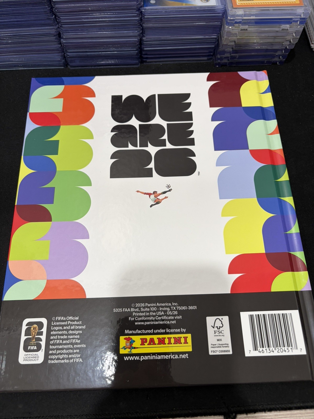 Panini FIFA World Cup 2026 Official Sticker Collection Hardcover Album FRESH