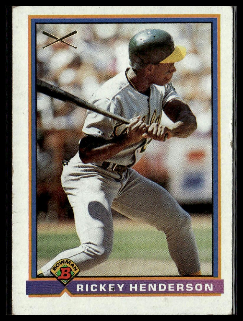 1991 Bowman #371 Rickey Henderson