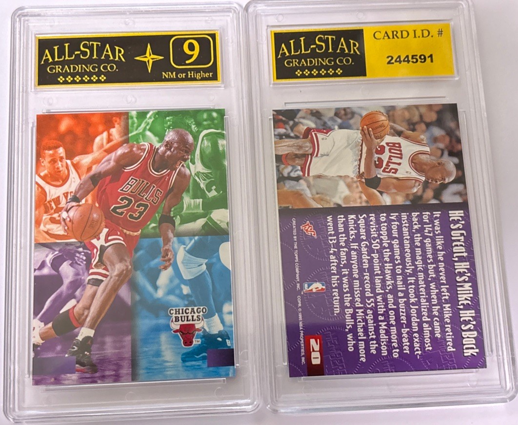 1994-95 Topps Stadium Club Members Only PROOF Michael Jordan #20 ASG 9 NM #10