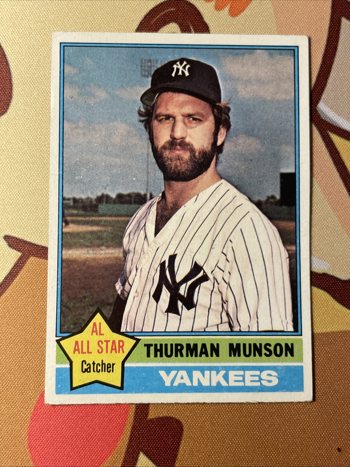 1976 Topps Baseball – #650 Thurman Munson – New York Yankees VG-EX Condition