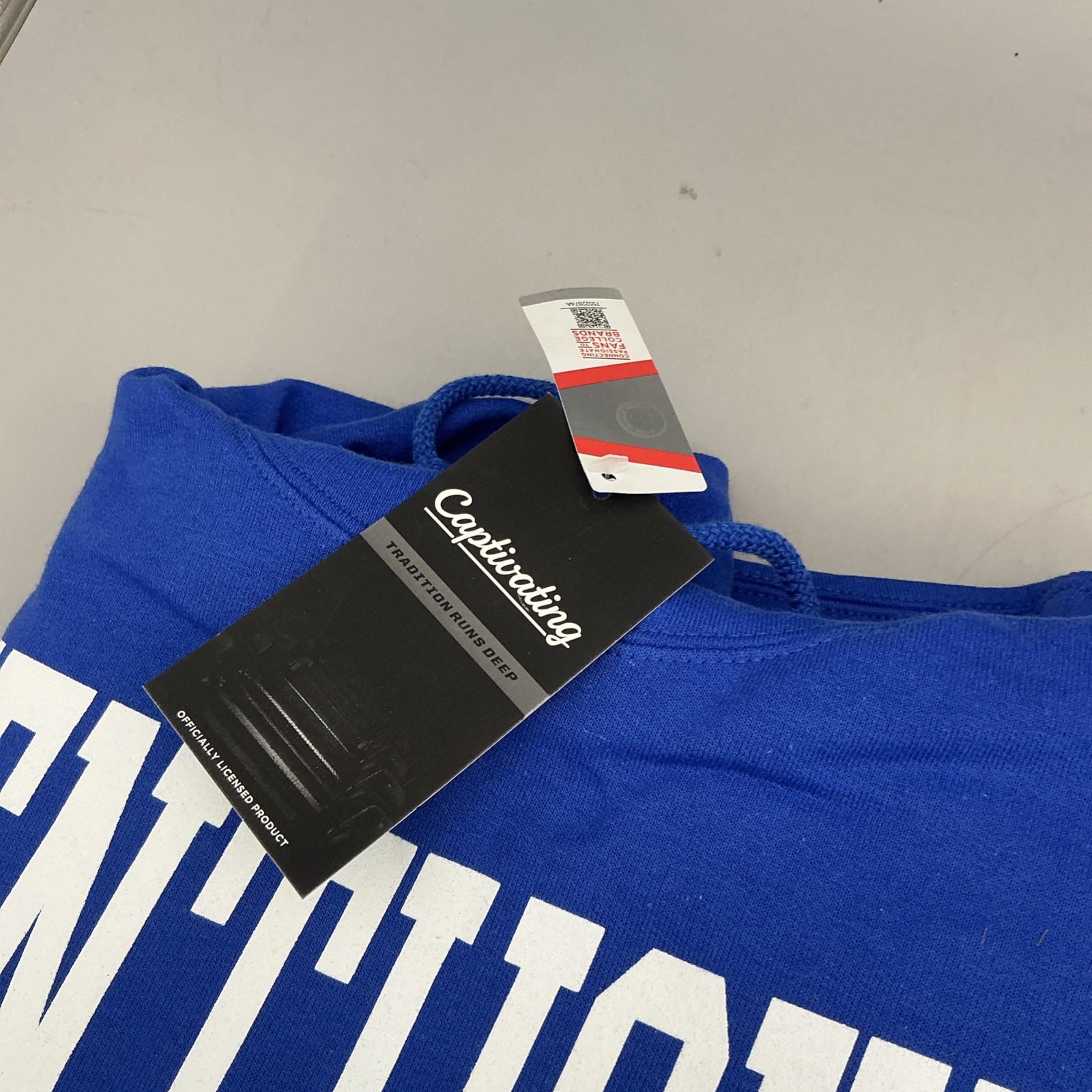 Kentucky Wildcats UK Men’s Football Hoodie Size XL Blue Brand New