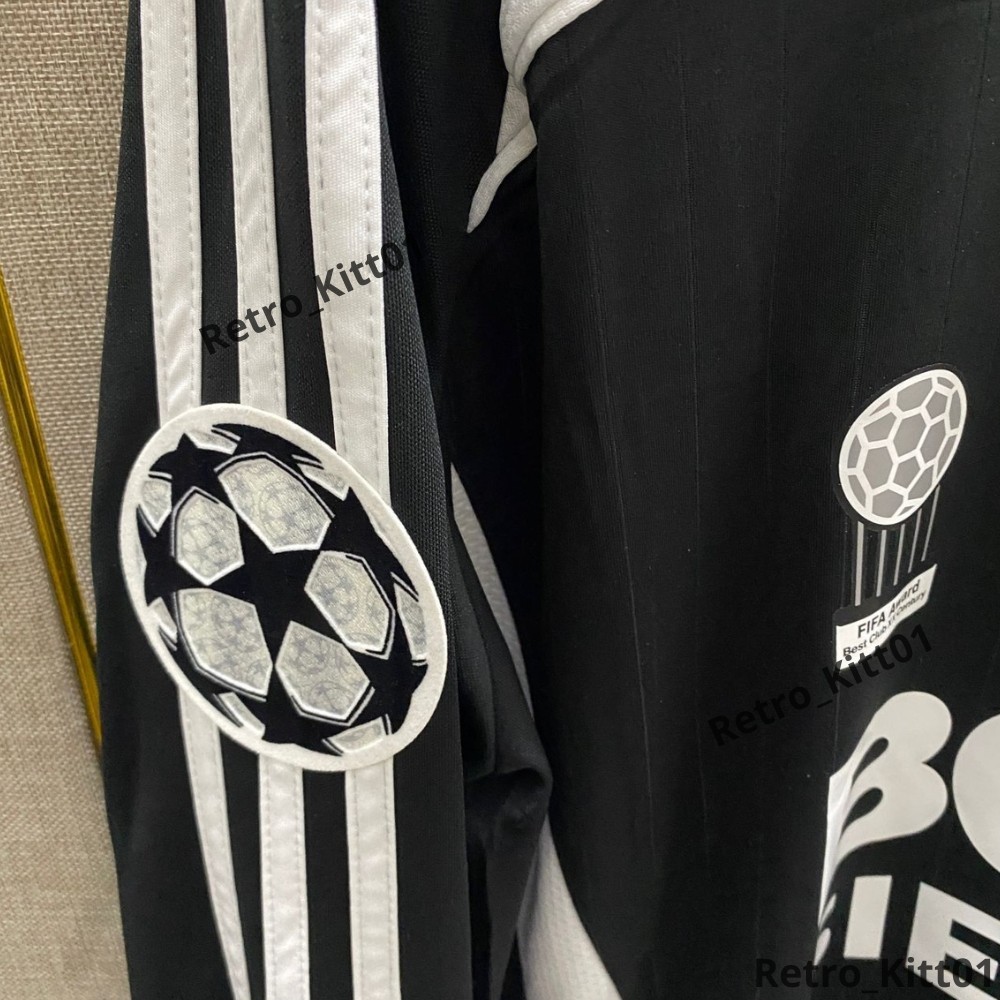 Ronaldo #9 R9 Real Madrid jersey 2006/2007 Long Sleeve Black Retro L