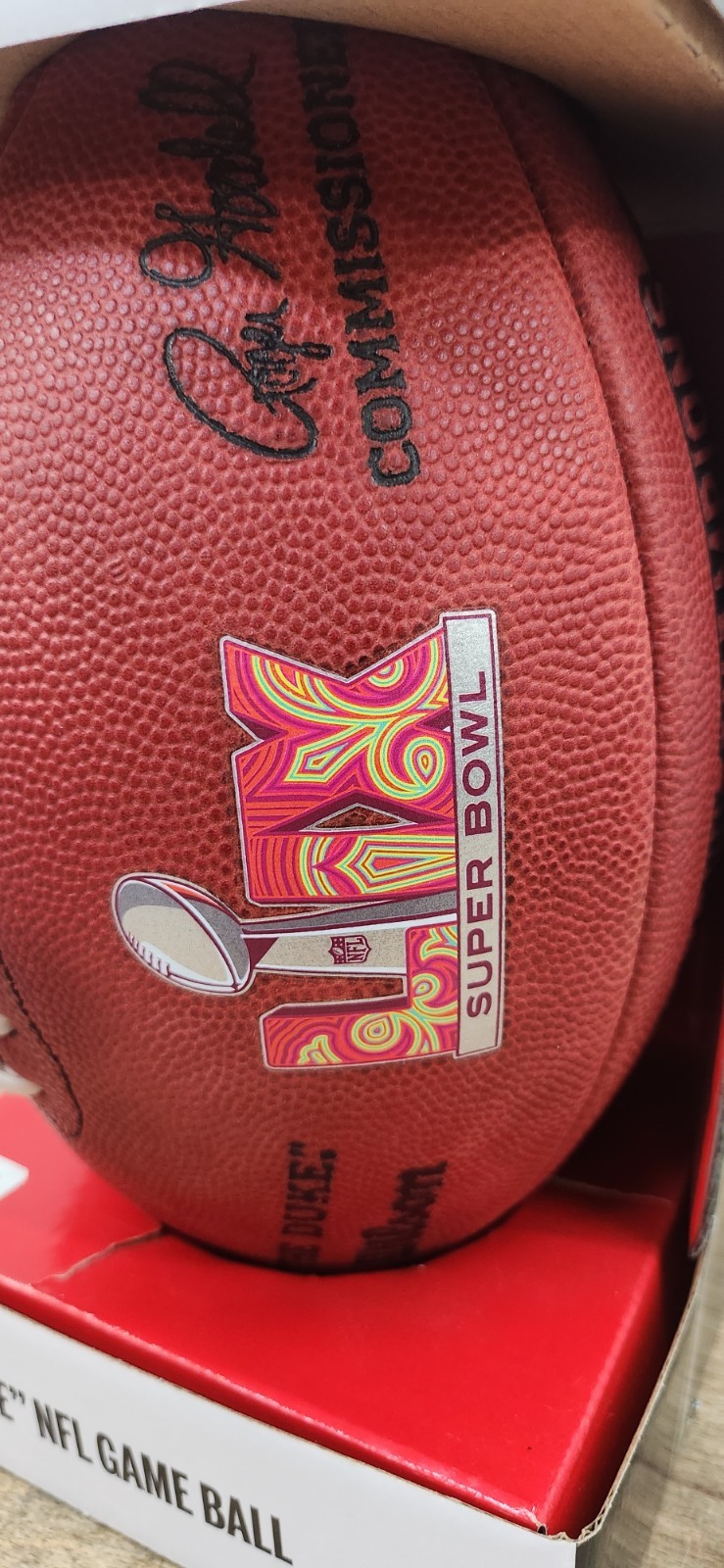 NEW Official NFL Game Day Limited Edition Wilson Full Size Football “The Duke”