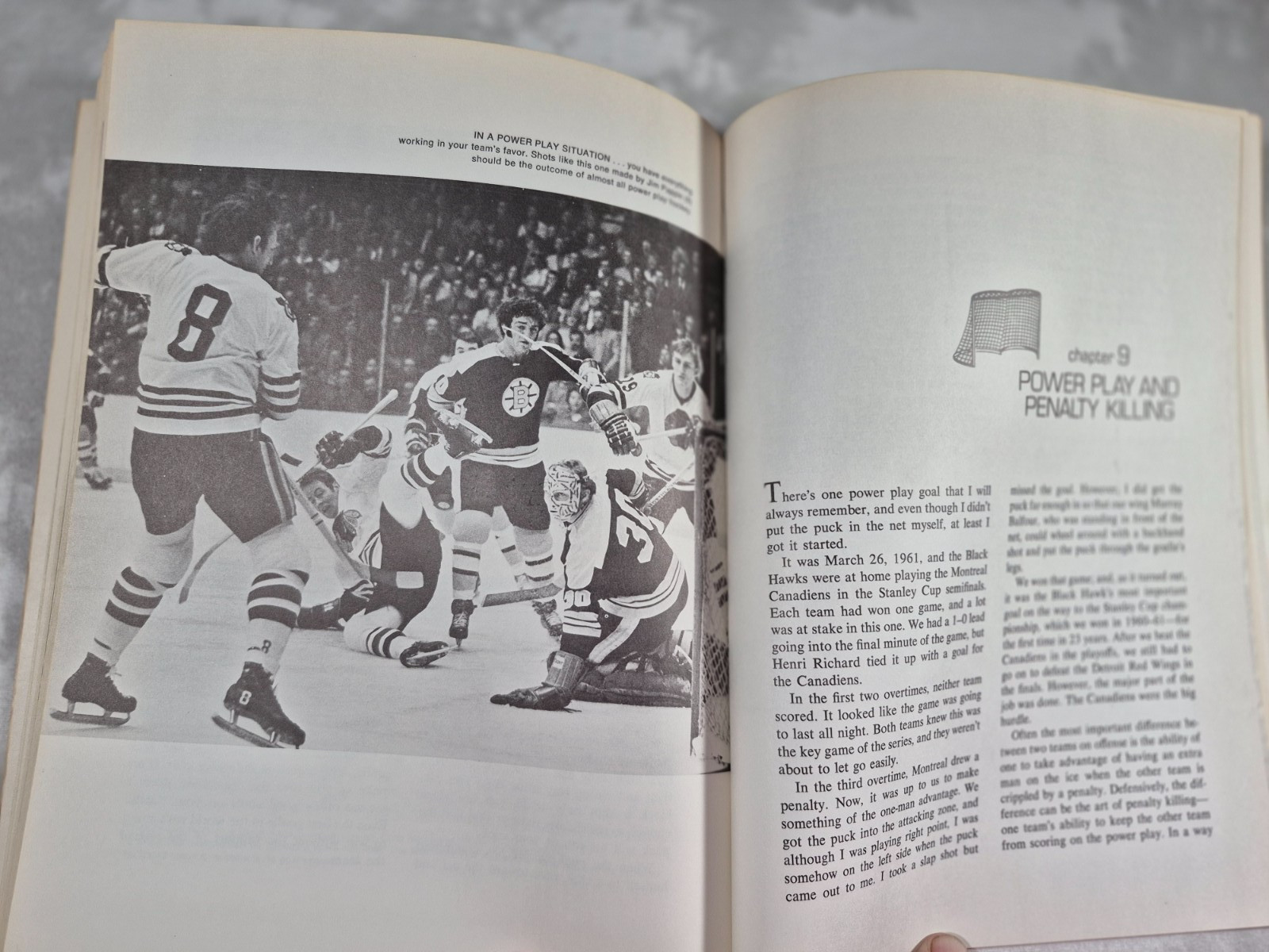 Inside Hockey magazine Step-by-Step Guide Stan Mikita Chicago Blackhawks 1971