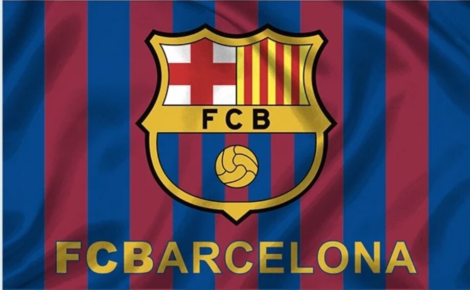 Barcelona FC Flag Banner 3×5 ft Spain Soccer Bicolor New Futbol Club