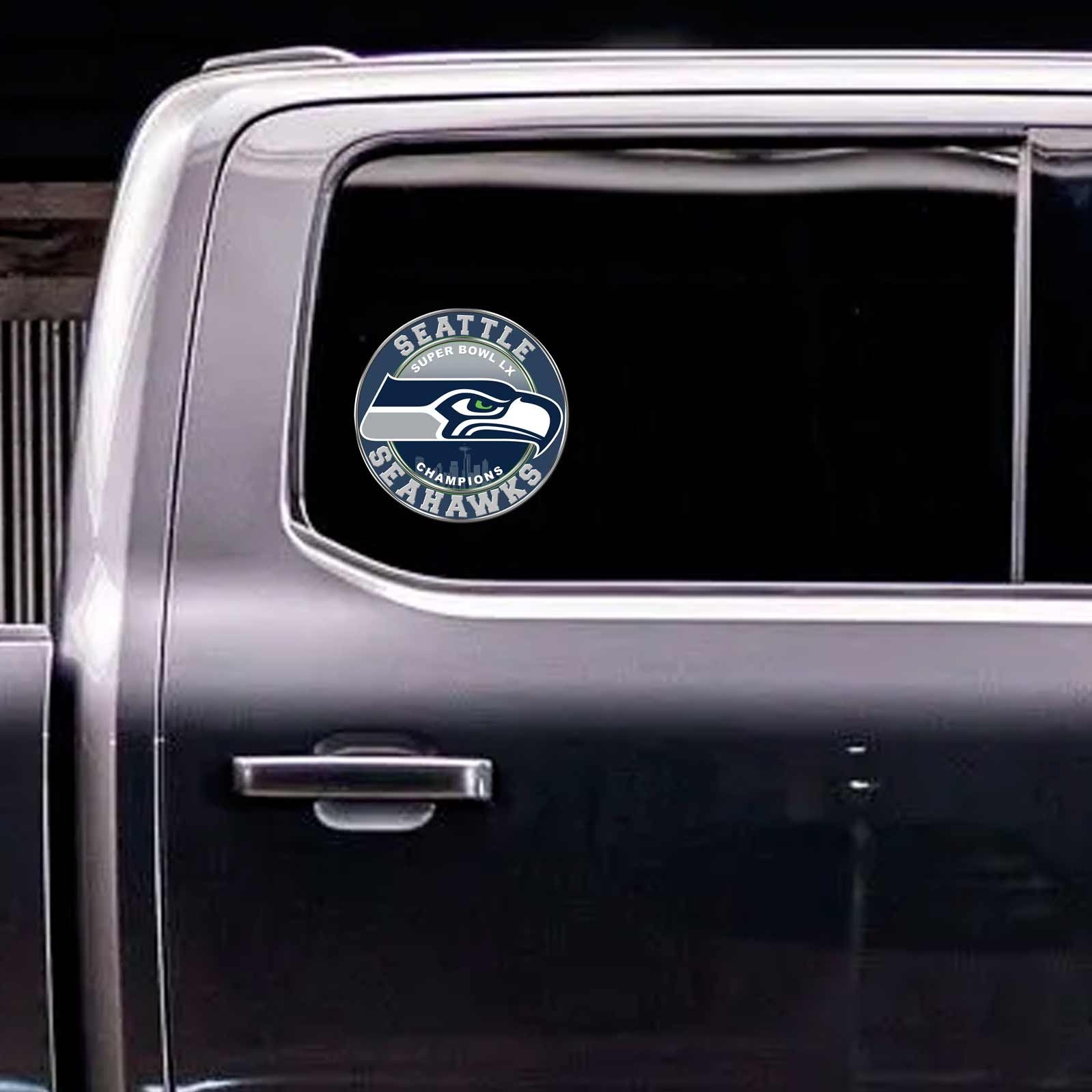 Seahawks Football Decal Super Bowl 2026 Sticker for 12th Man Seattle Fans