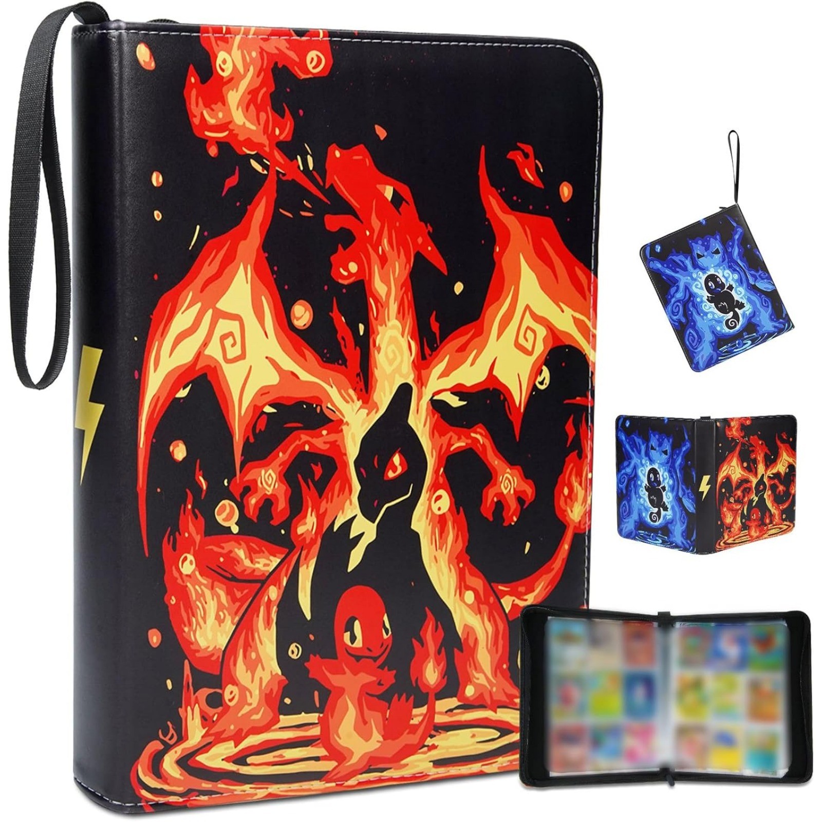 900 Cards Trading Sports Card Binder Holder Binder Albums with Zipper