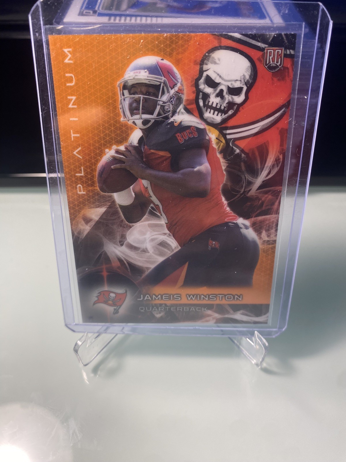 Jameis Winston 2015 Topps Platinum Orange Refractor RC Rookie #101 Tampa Bay