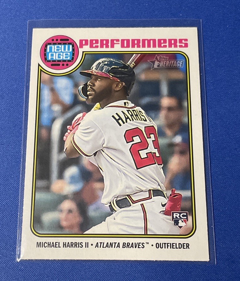 2023 Topps Heritage New Age Performers #NA-7 Michael Harris II RC Atlanta Braves