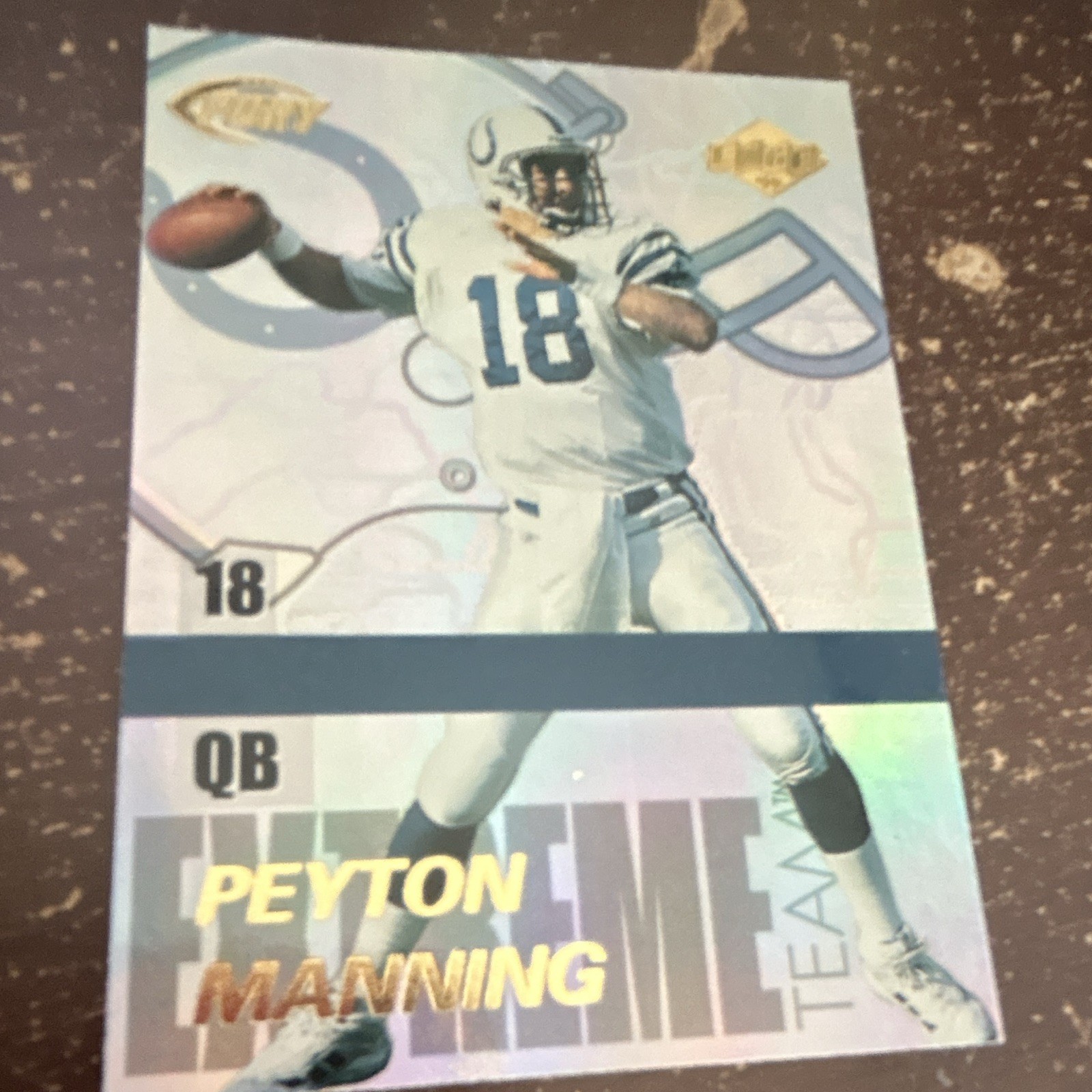 1999 Collector’s Edge Fury – Extreme Team Peyton Manning #E7