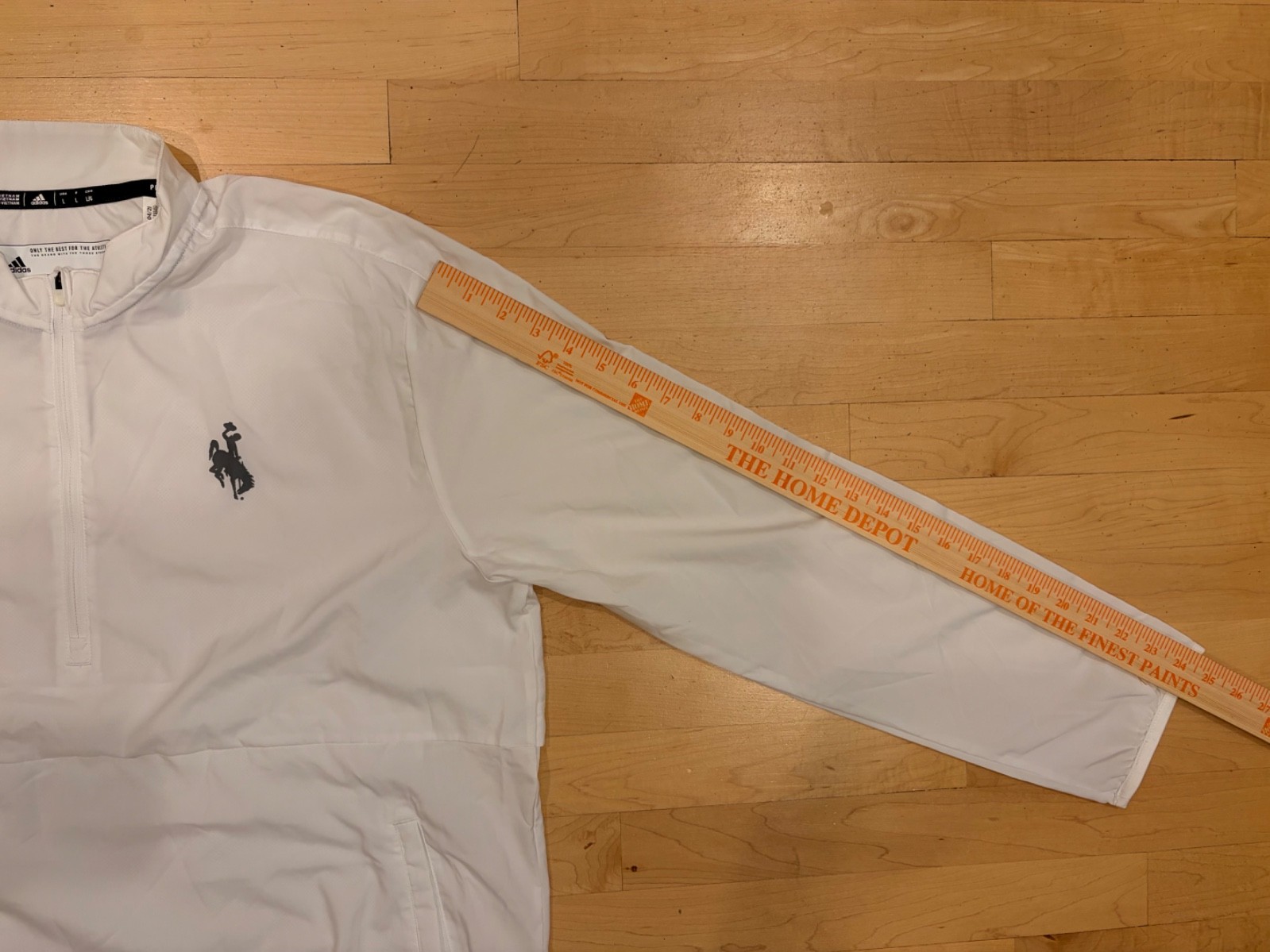 Adidas University of Wyoming Cowboys Sideline 21 1/4 Zip Pullover Men’s Large