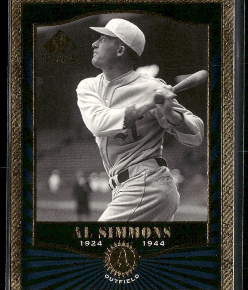 2001 SP Legendary Cuts #1 Al Simmons