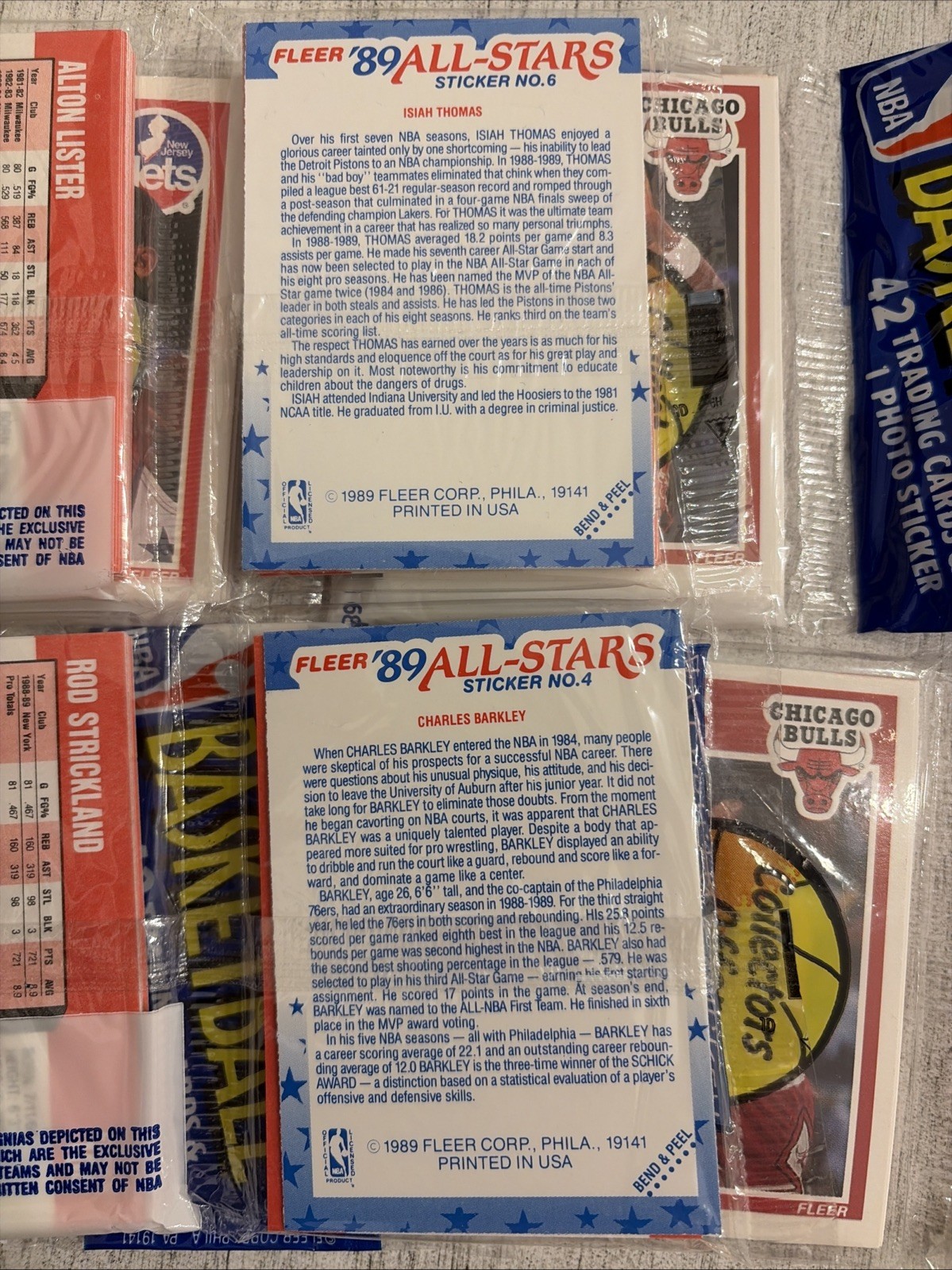 1989 Fleer Basketball Rack Packs Brand New Factory Sealed! Hunt for Jordan!