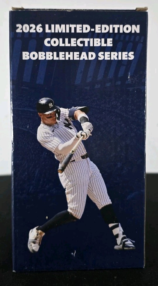 New York Yankees Aaron Judge MVP AL 3x 2026 Bobblehead SGA 6/20/2026 IN-HAND NEW