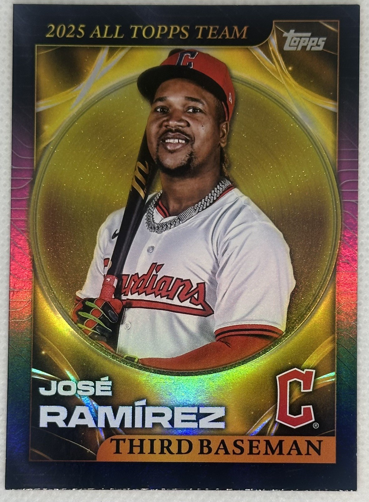2026 Topps Series 1 Jose Ramirez All Topps Team Purple Foil Refractor #ATT-4